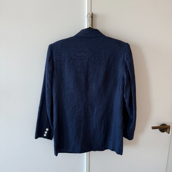 Brooks Brothers Navy Irish Linen Blazer - Picture 6 of 7